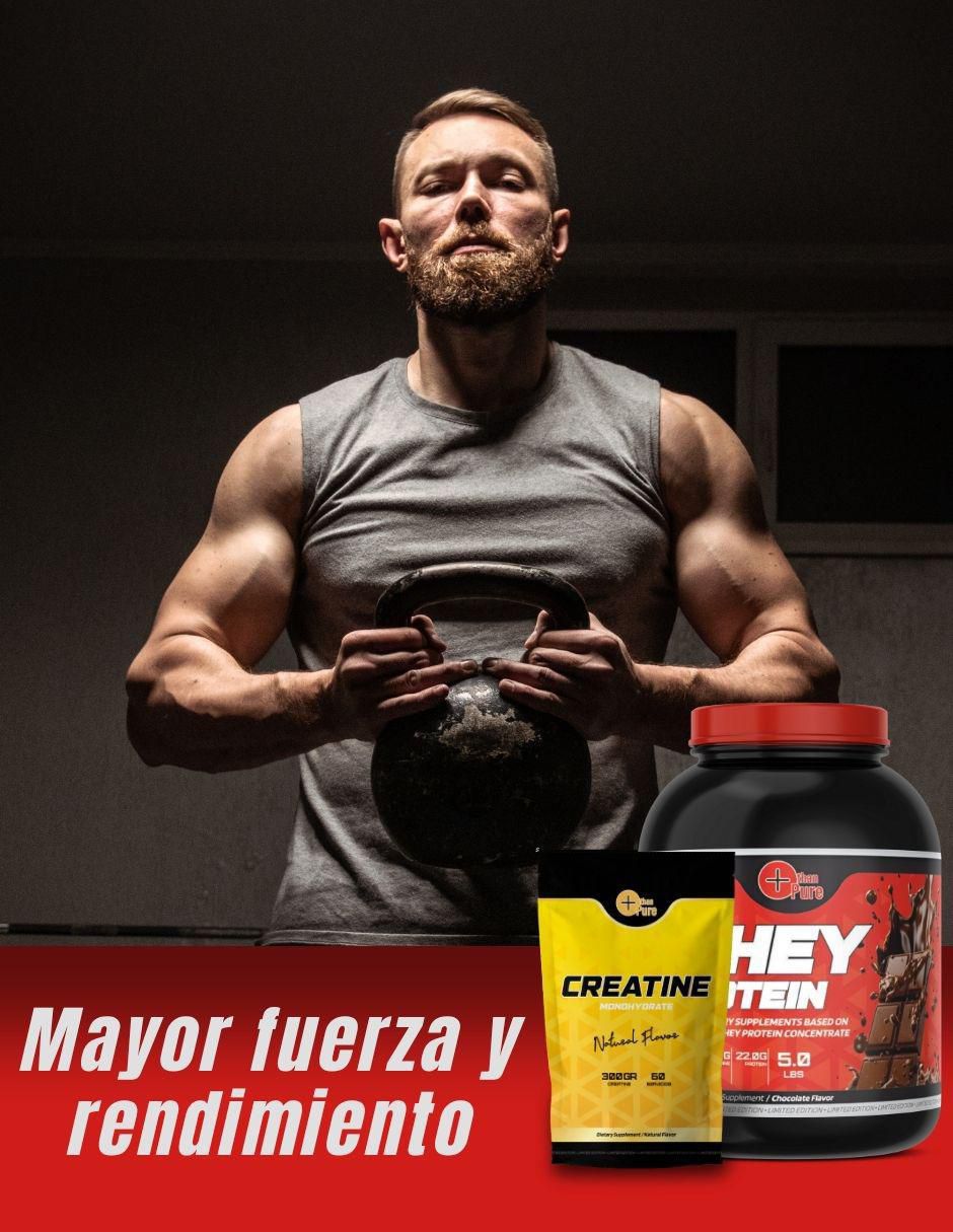 Kit de suplementos alimenticios Whey Protein + Creatina Monohidratada 2