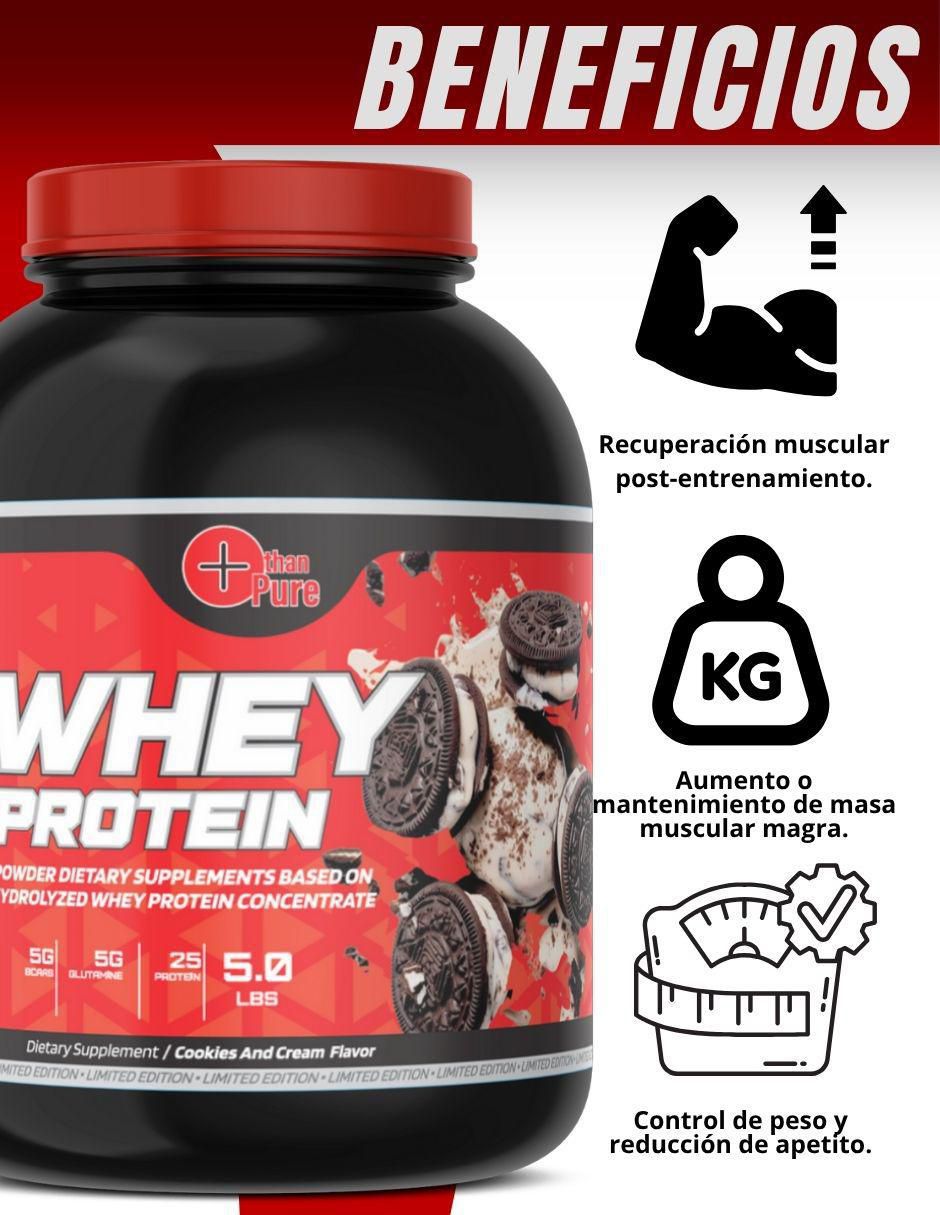 Kit de suplementos alimenticios Whey Protein + Creatina Monohidratada 6