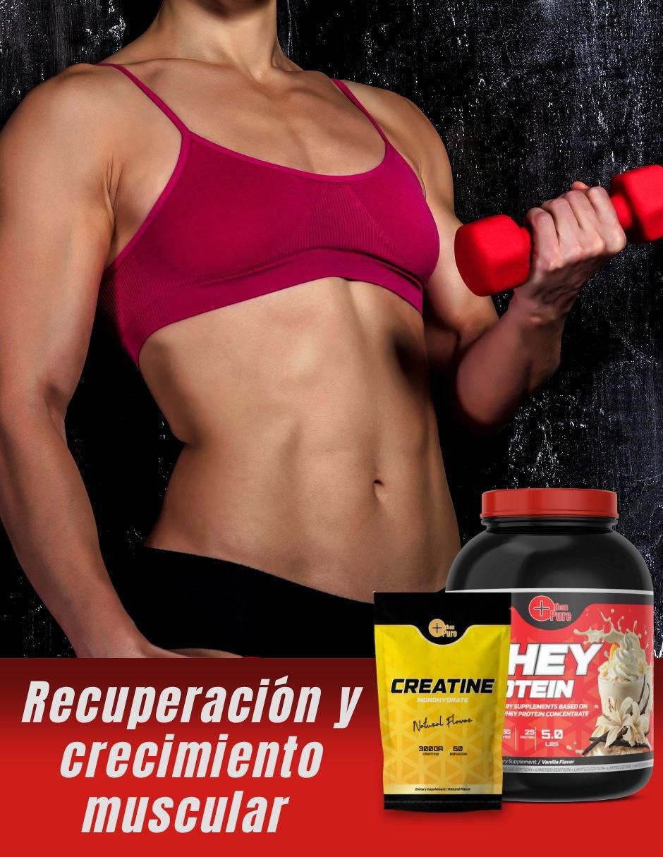 Kit de suplementos alimenticios Whey Protein + Creatina Monohidratada 2
