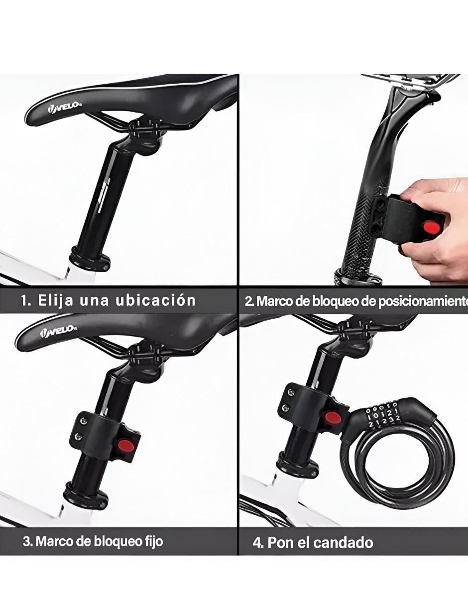 Candado de cable de combinación 2