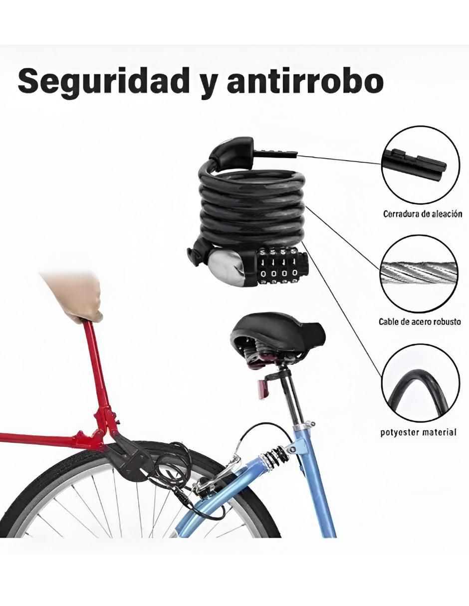 Candado de cable de combinación 4