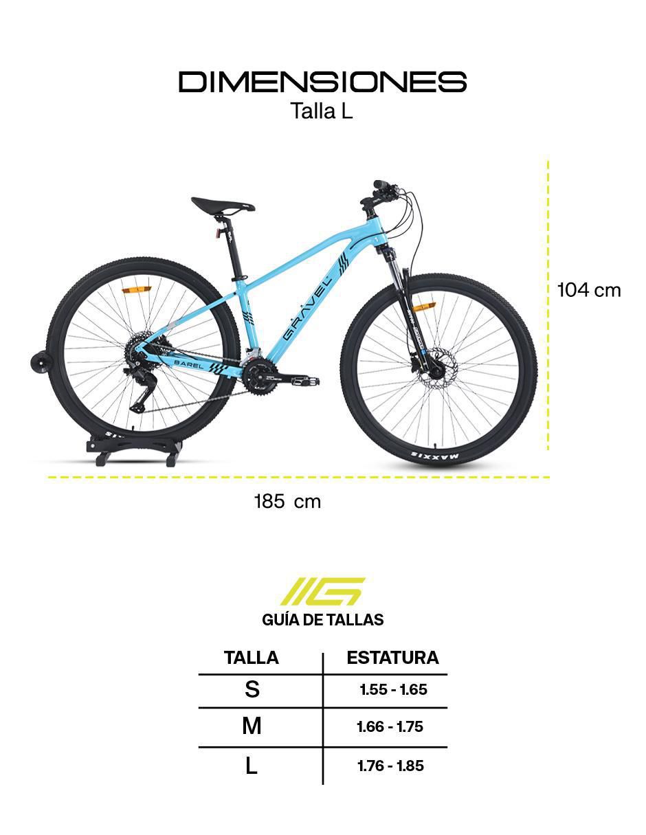 Bicicleta de montaña rodada 29 unisex 10