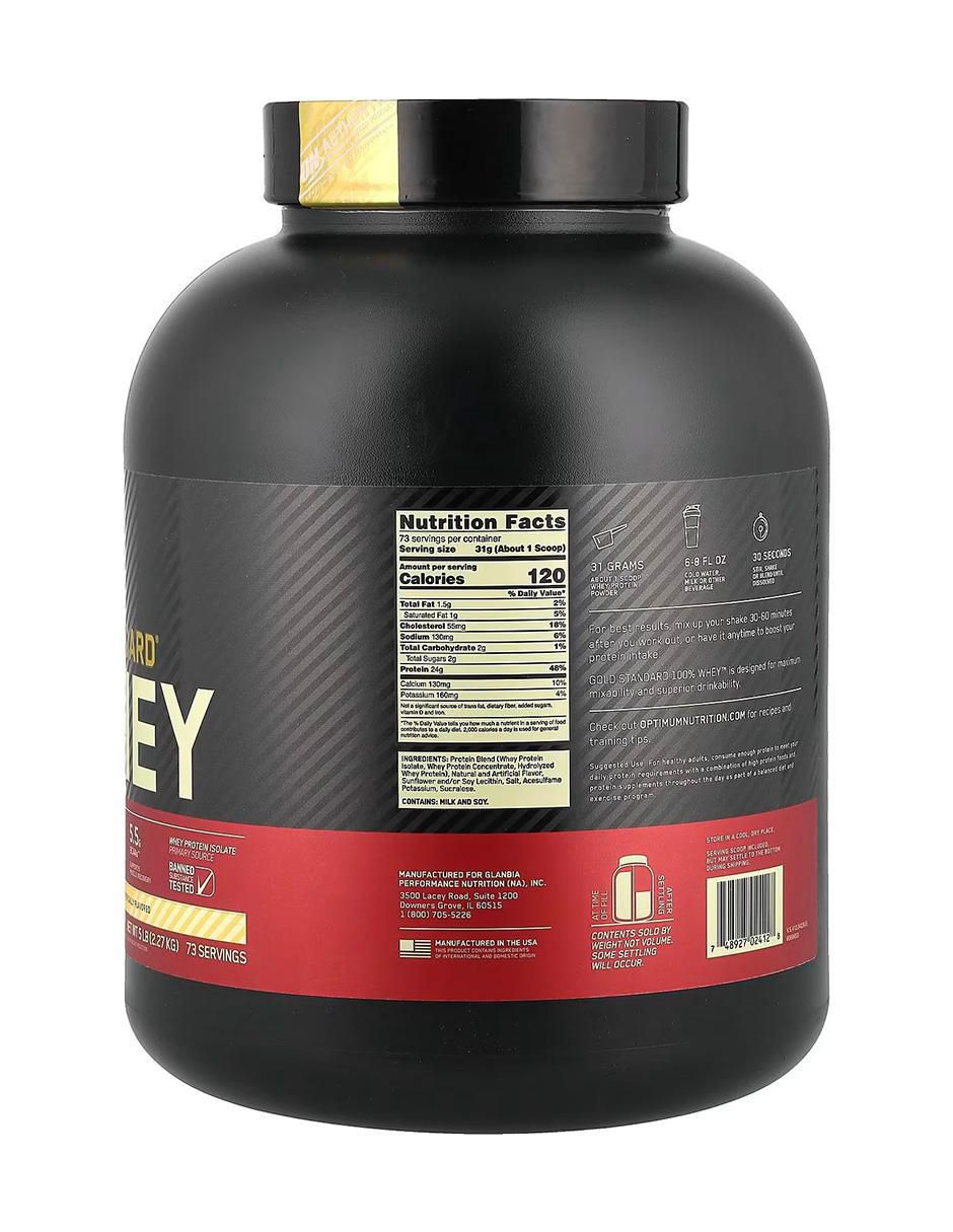 Suplemento en polvo con BCAA sabor vainilla francesa de 2.27 kg 2