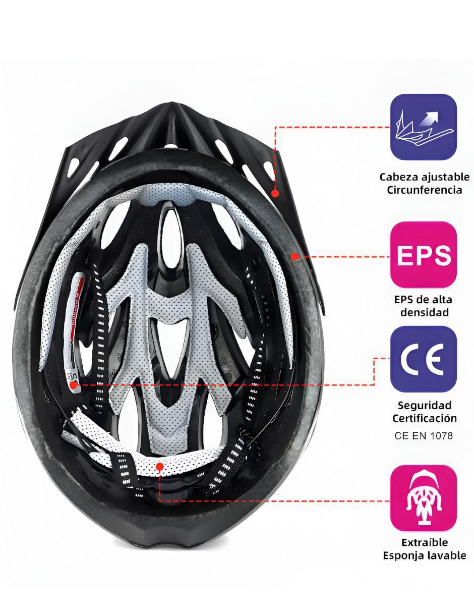 Casco para ciclismo unisex 3