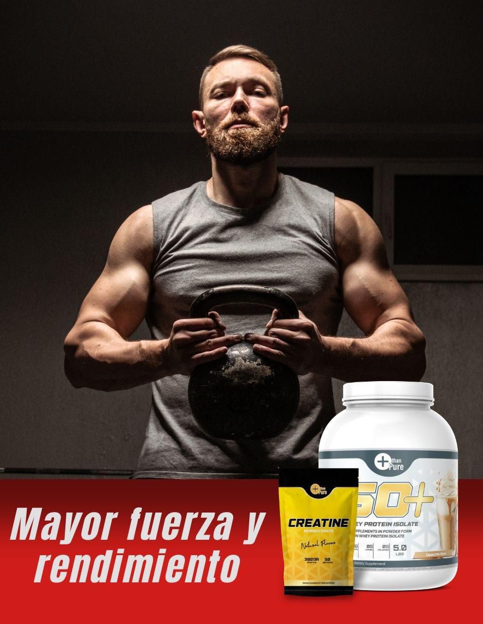 Kit de suplementación con proteína whey y creatina monohidratada sabor capuccino de 2.2 kg 4