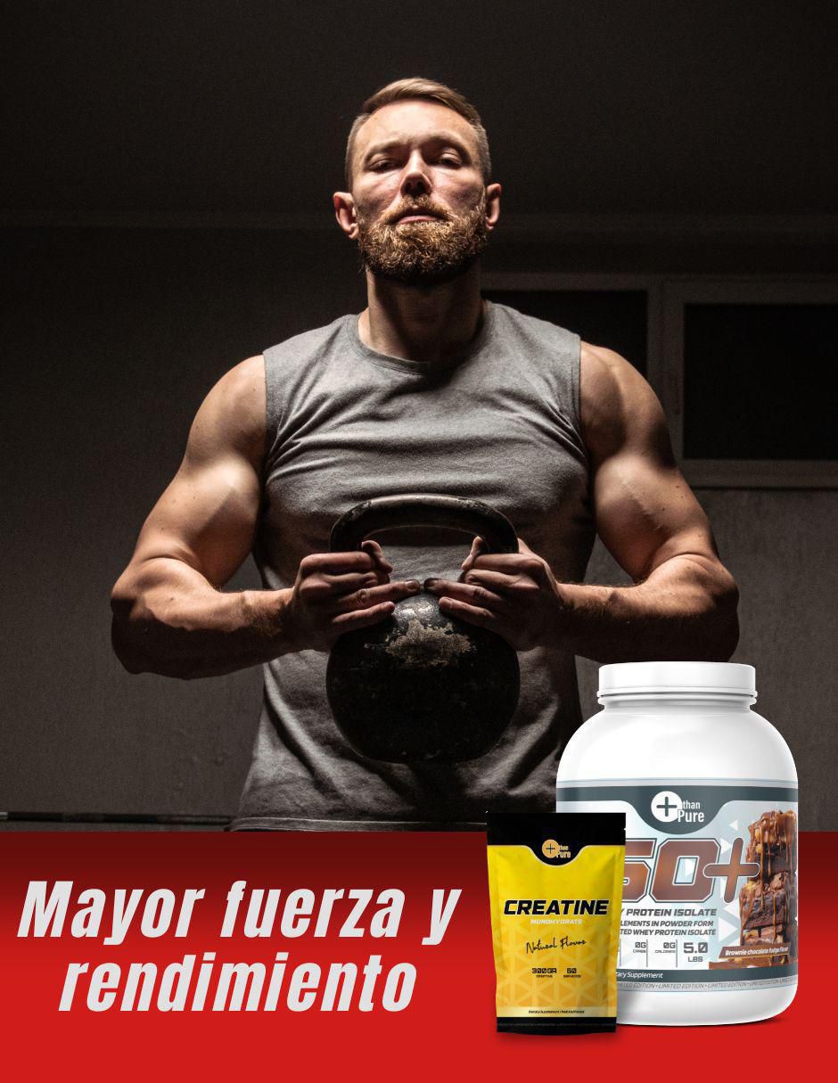Kit de suplementación con proteína whey y creatina monohidratada sabor chocolate de 2.2 kg 6