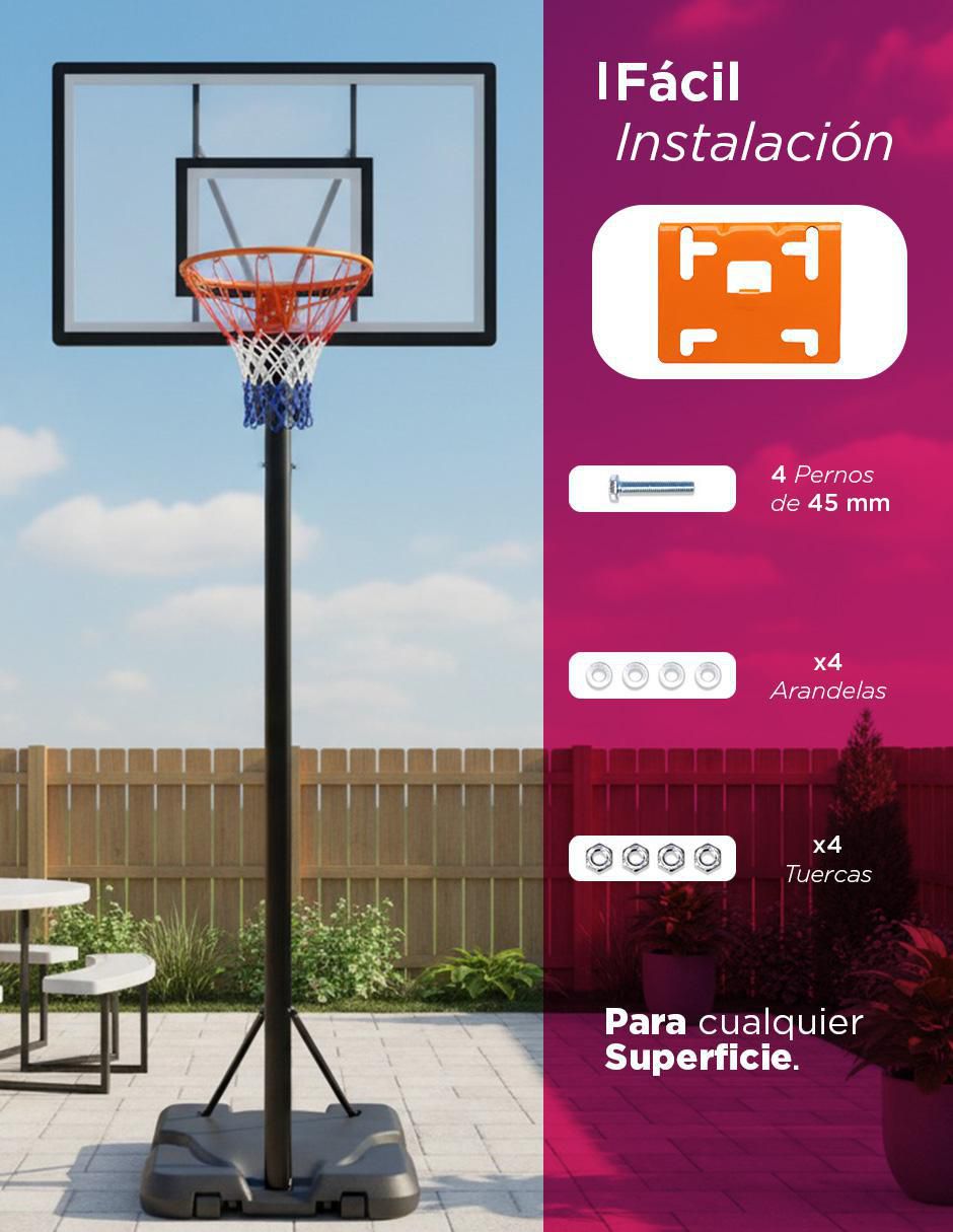 Aros y redes Orion Street de básquetbol S-R2 adulto 2