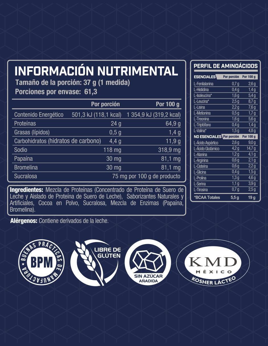 Proteína whey con 24 g de proteína sabor helado de chocolate suizo de 2.27 kg (5 lb) Scifit con proteína de suero de leche aislado sabor helado de chocolate suizo de 2.27 kg 2