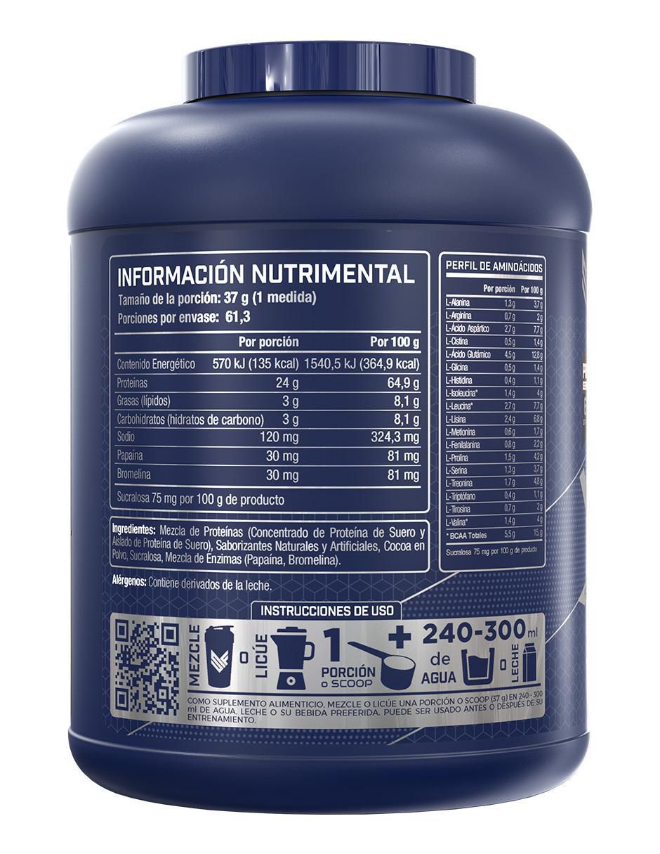 Proteína whey con 24 g de proteína sabor helado de chocolate suizo de 2.27 kg (5 lb) Scifit con proteína de suero de leche aislado sabor helado de chocolate suizo de 2.27 kg 3