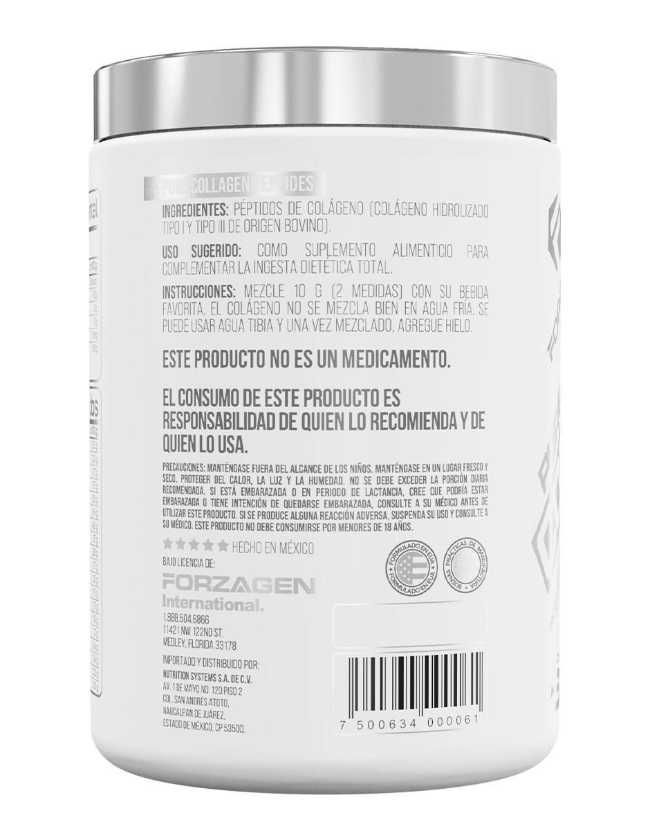 Péptidos de colágeno con colágeno sin sabor de 350 g 4