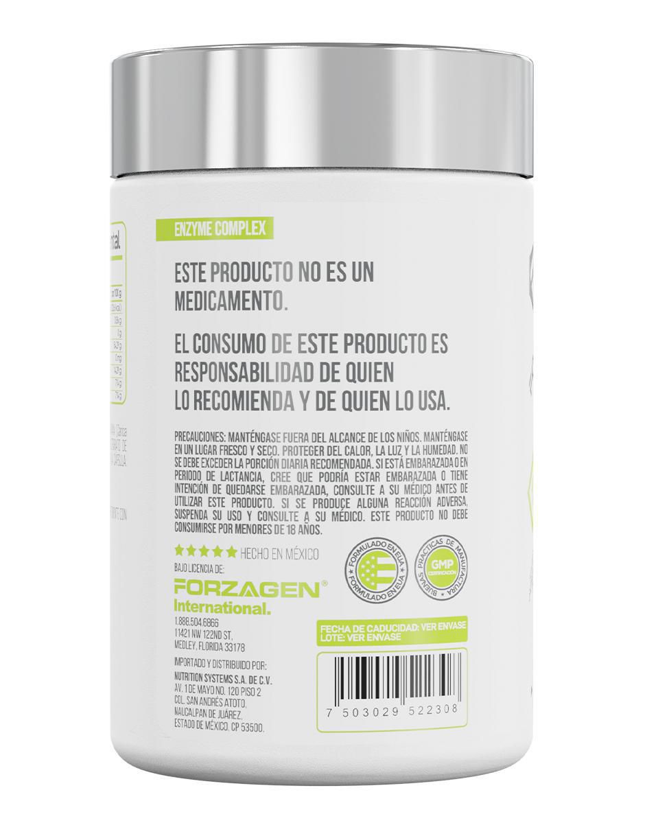 Enzyme Complex con enzimas de papaya sin sabor de 60 cápsulas 4