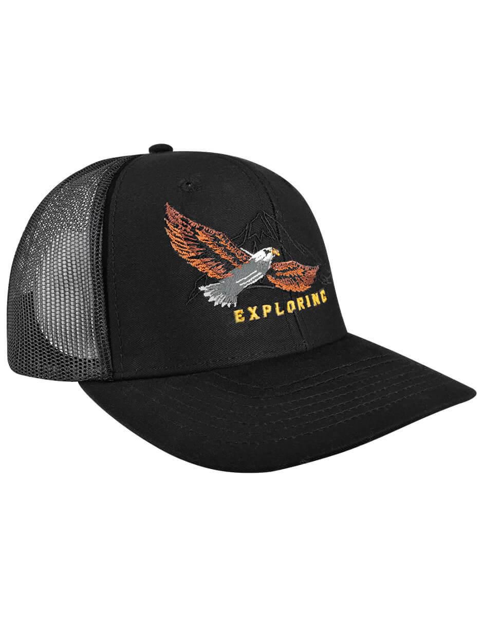 Gorra visera curva snapback casual Exploring para hombre 3