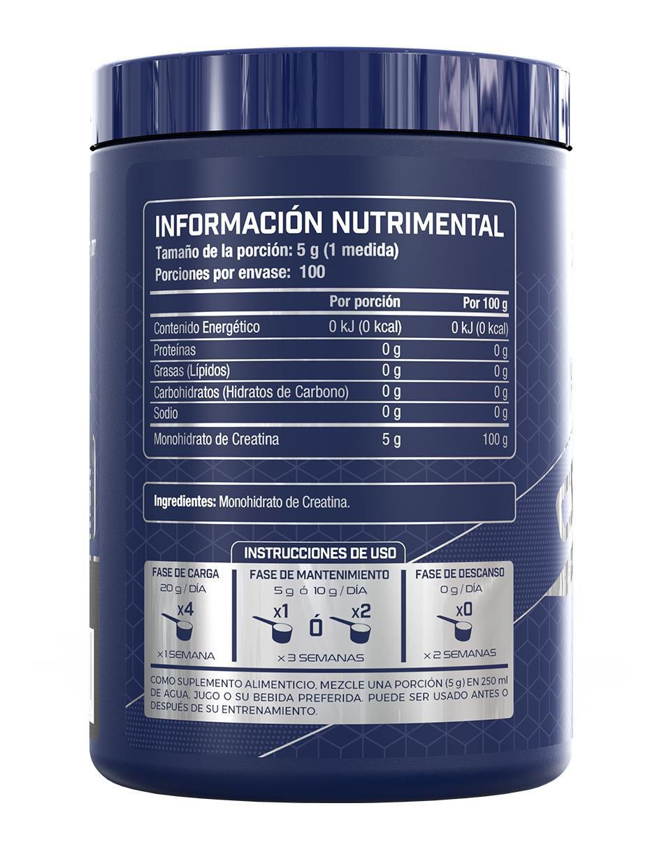 Creatina monohidrato de alta pureza 500 g 3