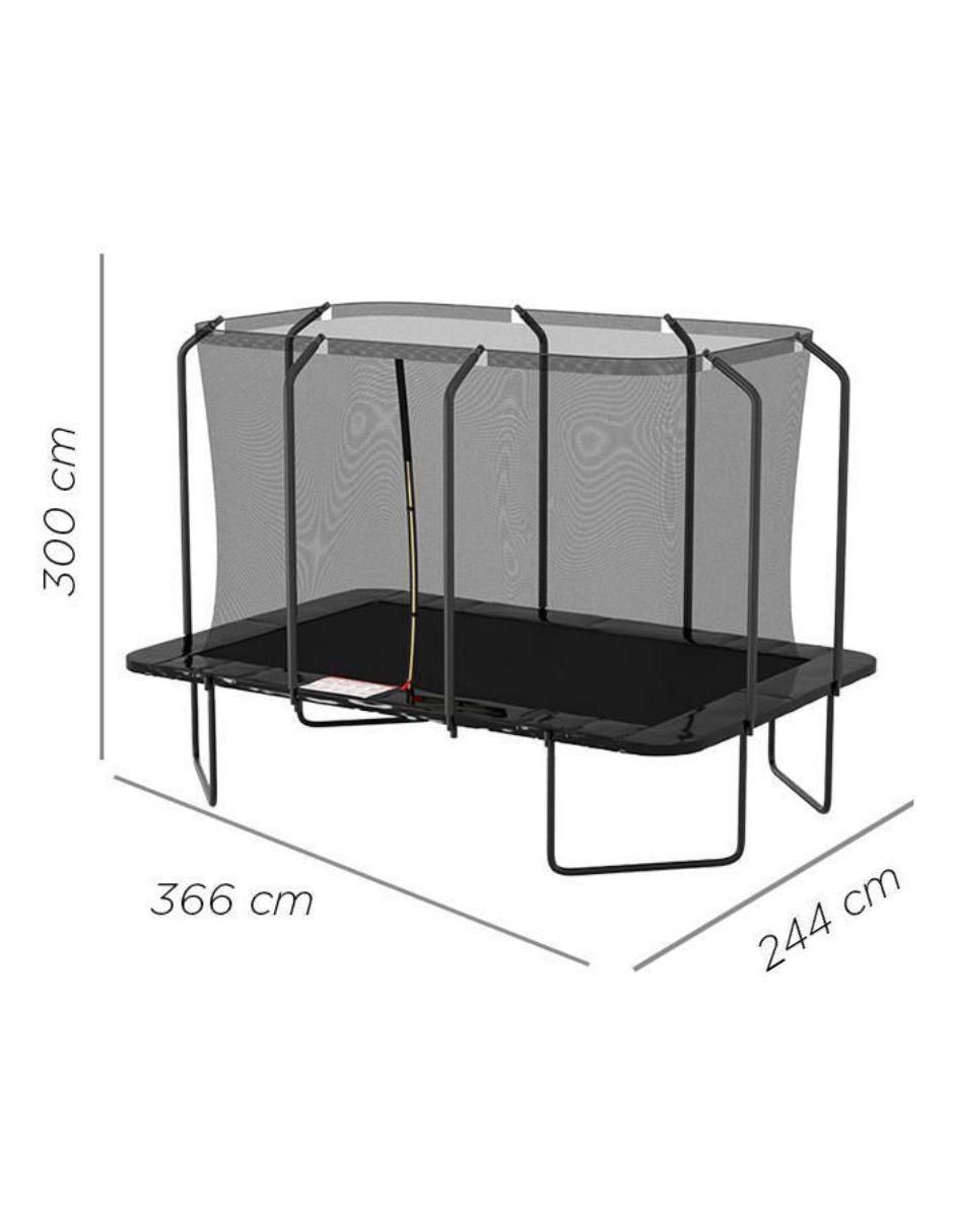Trampolín Skyzone Diseño Rectangular con Red Envolvente 7