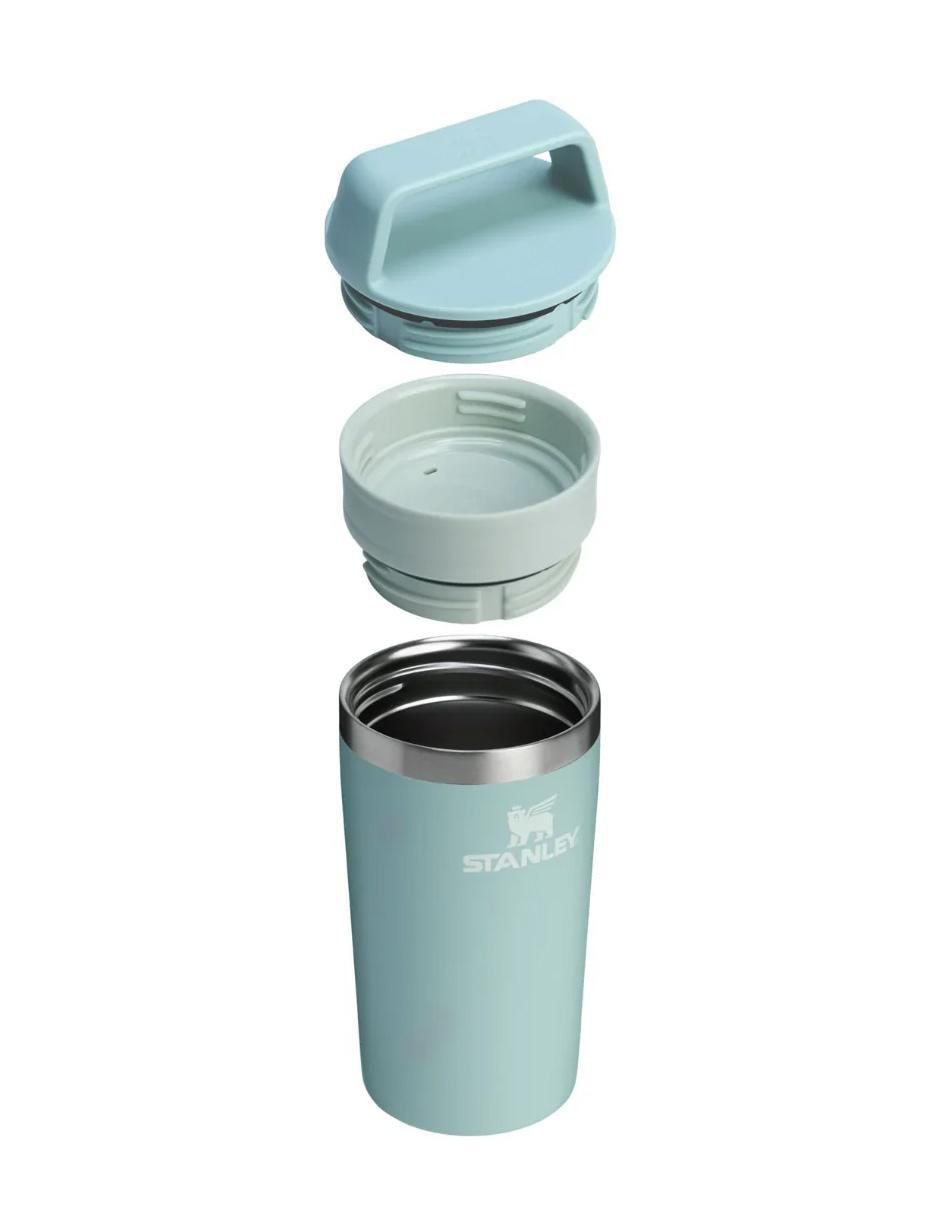 Termo de acero inoxidable Taza Travel Cafe To Go con tapa rosca 350 ml 3