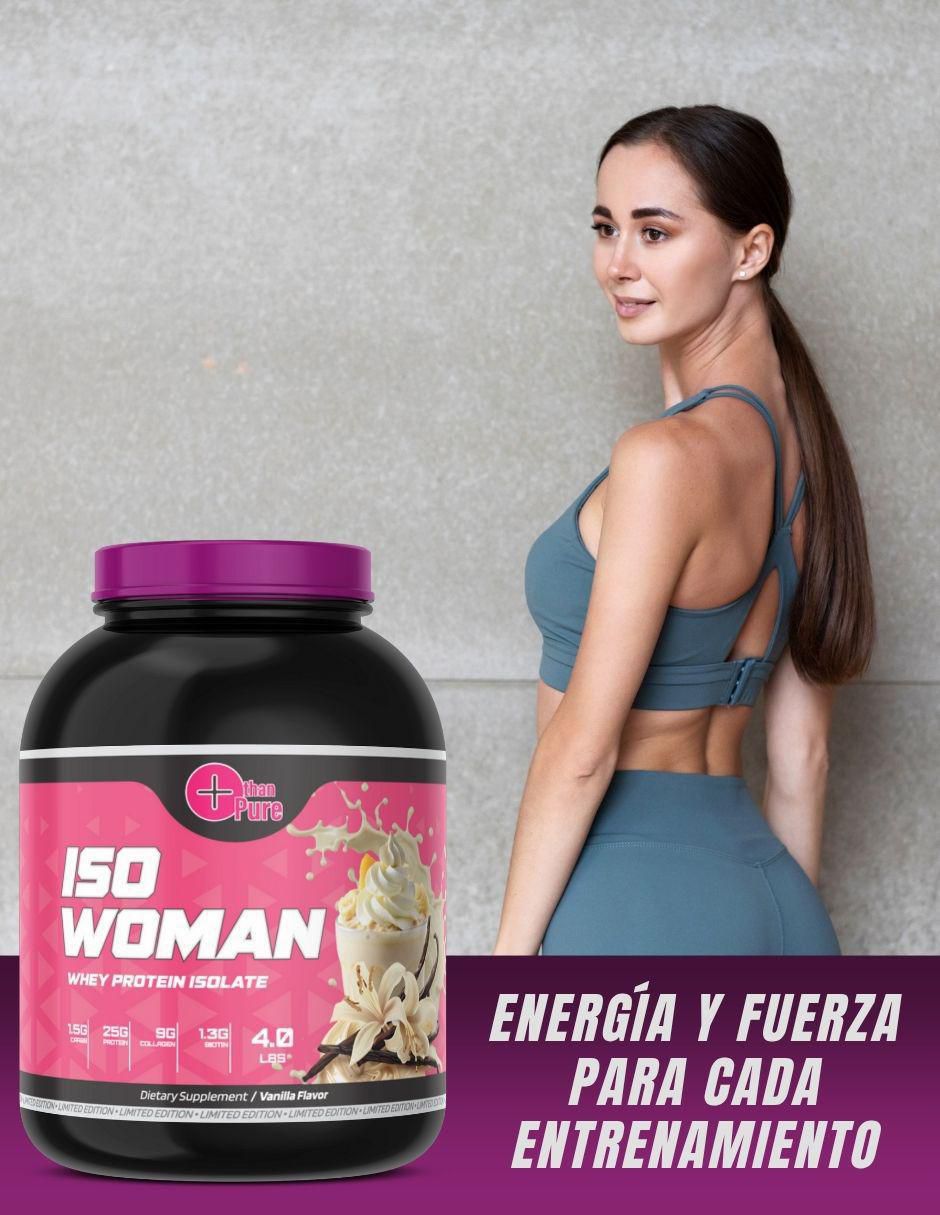 Iso Woman con colageno sabor vainilla de 1.8 kg 4
