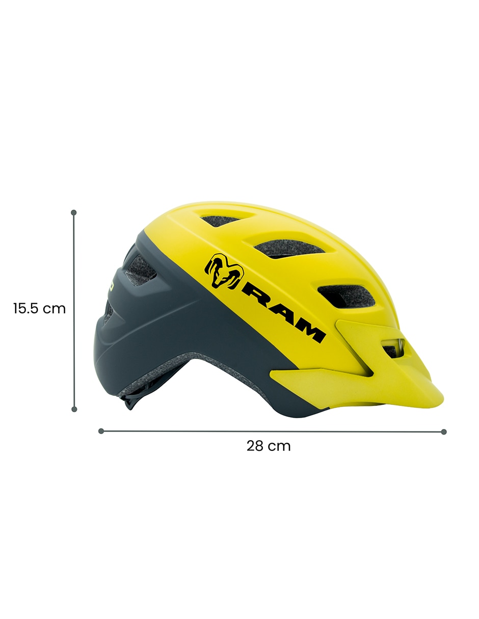 CASCO RAM Material: PC+EP, G, AMARILLO
