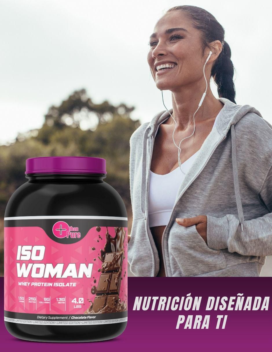 Iso Woman con colageno sabor chocolate de 1.8 kg 5