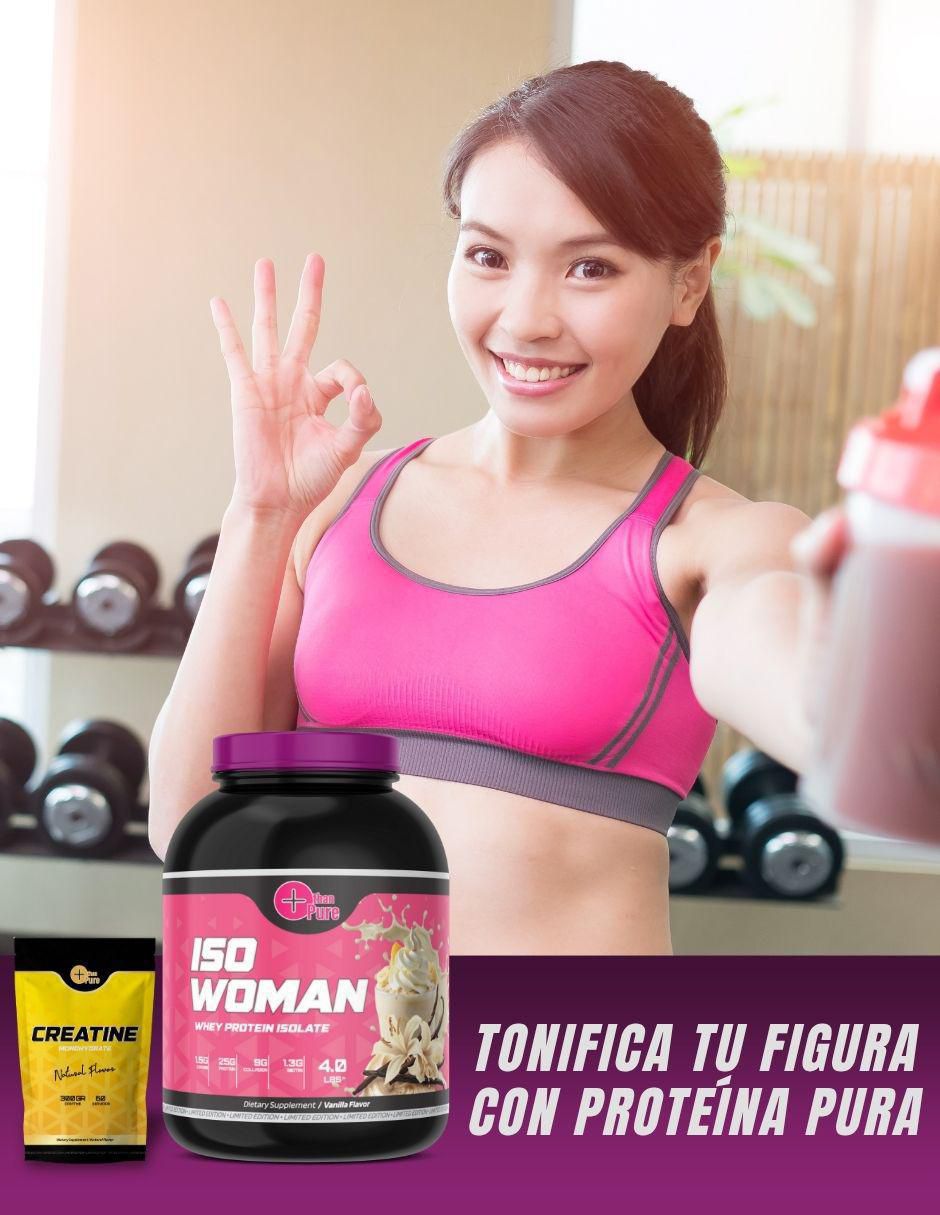 Kit de suplementos alimenticios Proteina ISO Woman + Creatine 6