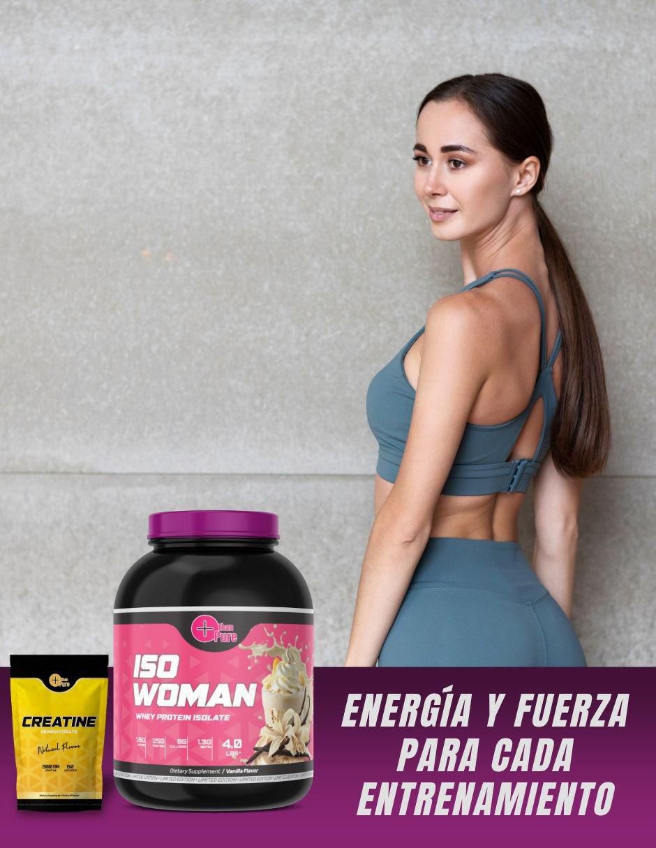 Kit de suplementos alimenticios Proteina ISO Woman + Creatine 7