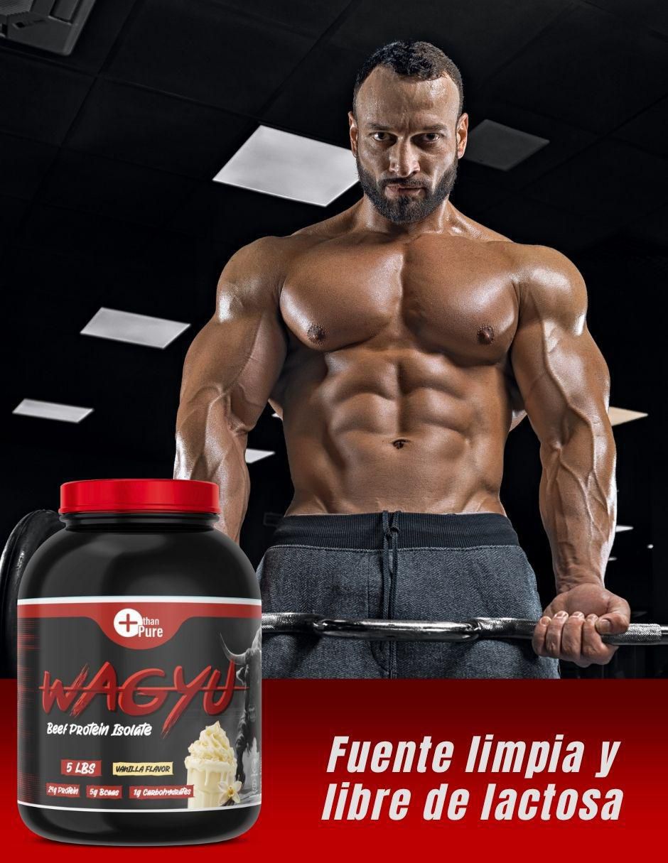 Aislada de proteína de carne de res con proteína sabor vainilla de 2.2 kg 6