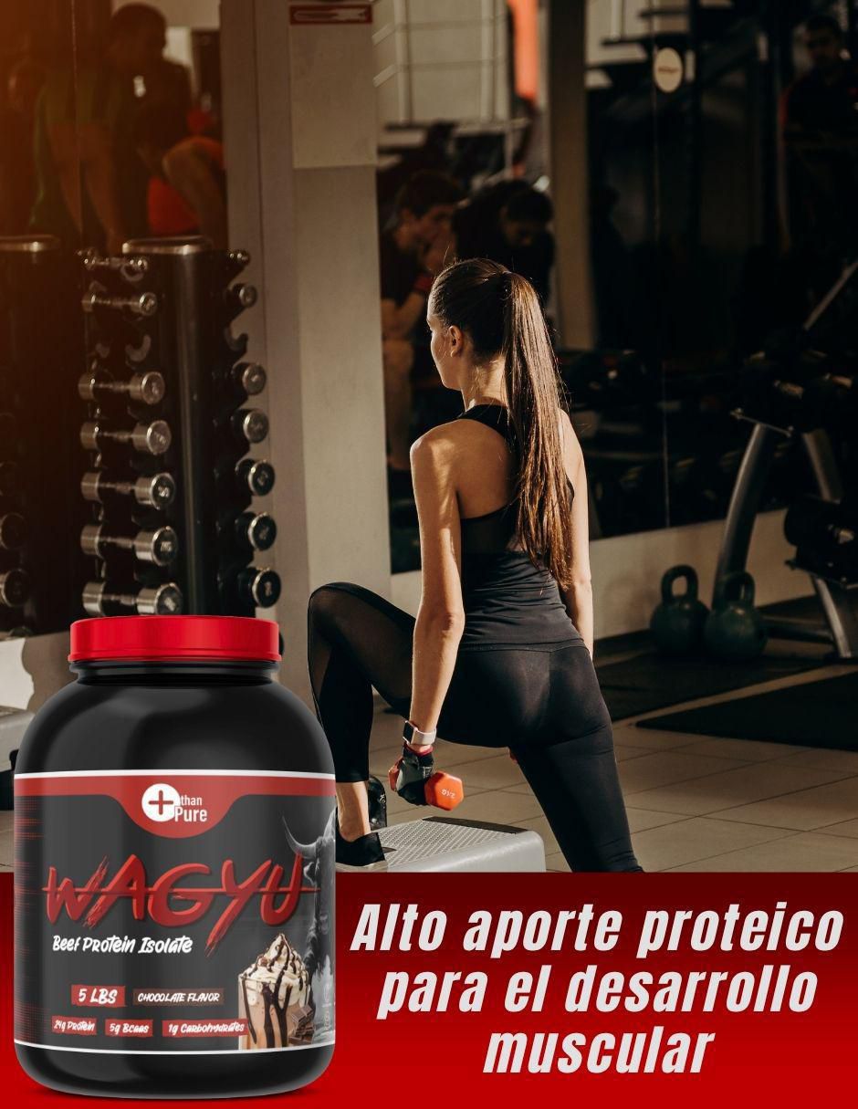 Aislado de proteína de carne de res con proteína sabor chocolate de 2.2 kg 4