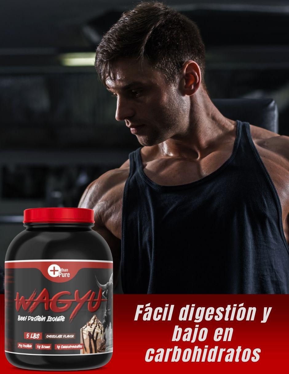 Aislado de proteína de carne de res con proteína sabor chocolate de 2.2 kg 5