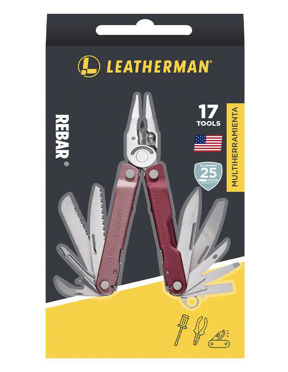 "navaja" leatherman rebar roja