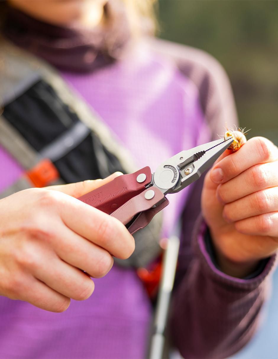 "navaja" leatherman rebar roja