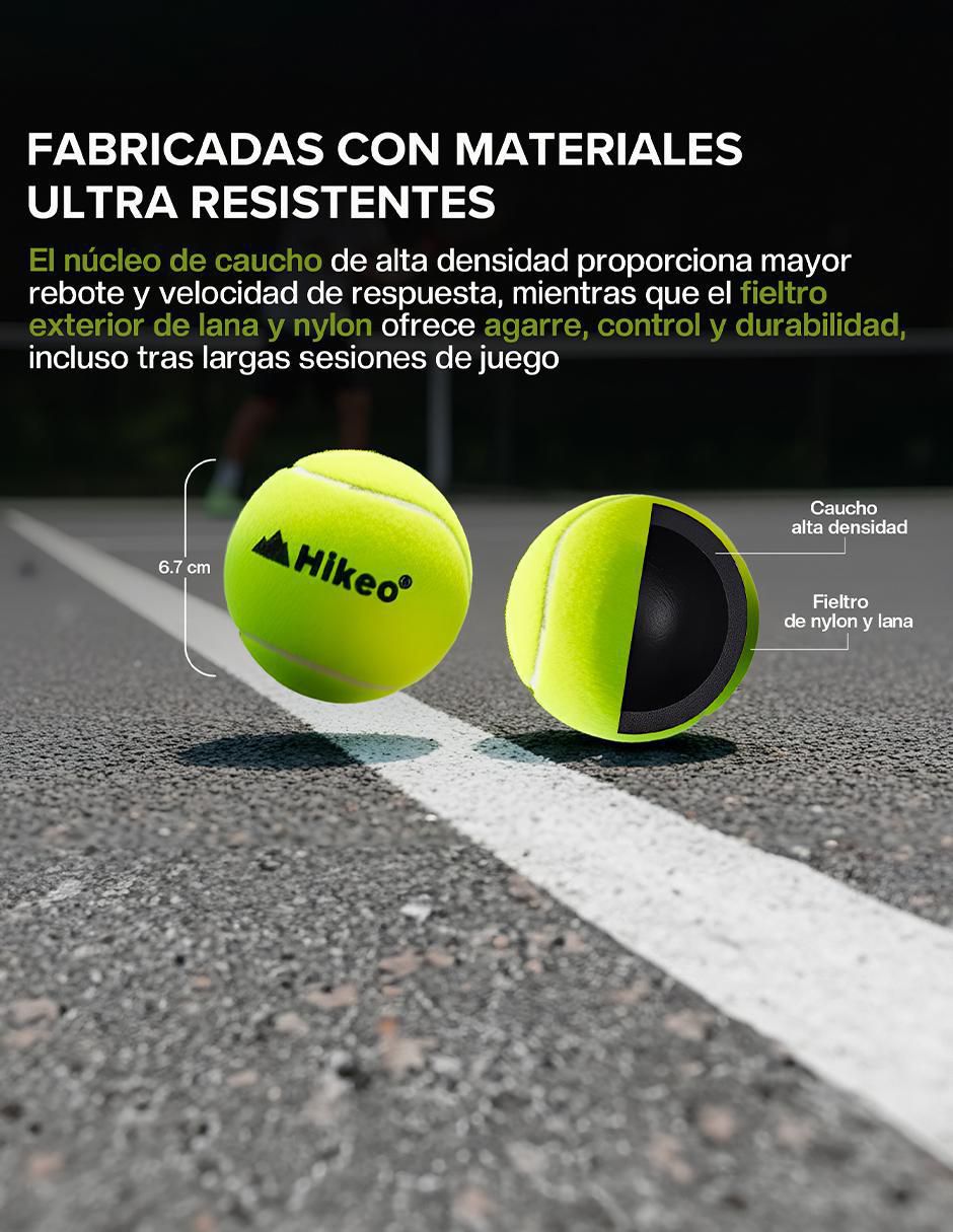 Set de pelotas para pádel adulto 6