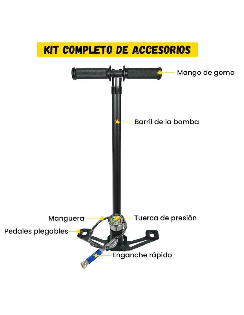 Bomba de aire manual para fútbol 5