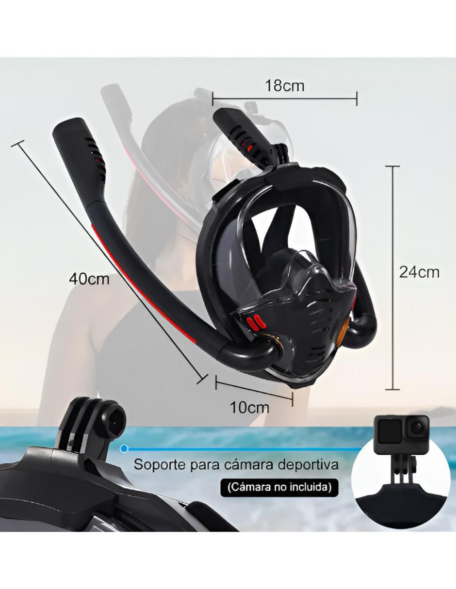 Visor de buceo adulto 4