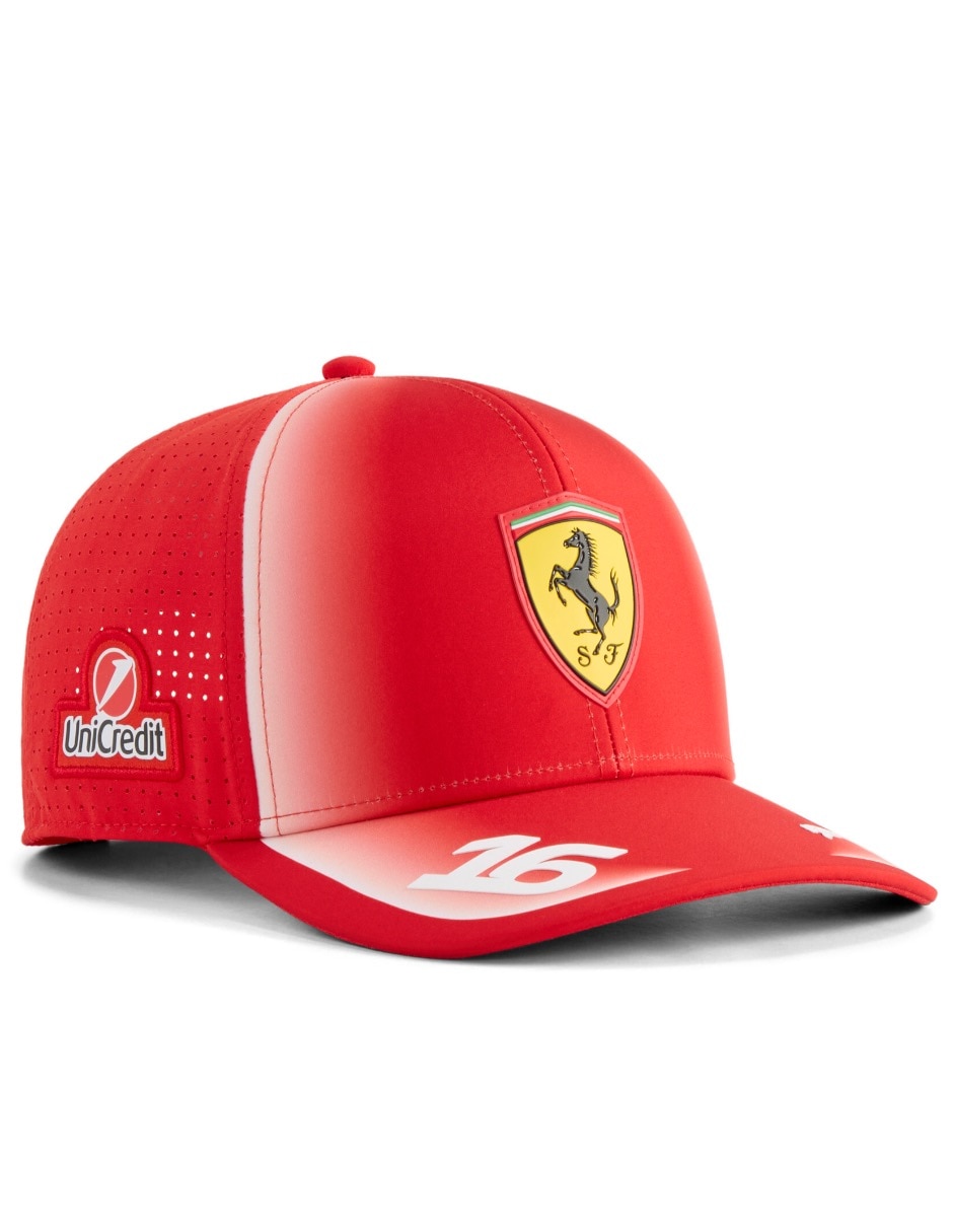 Gorra visera curva broche para entrenamiento Replica Leclerc LC Cap Ferrari unisex Gorra visera curva broche para entrenamiento Replica Leclerc LC Cap Ferrari unisex