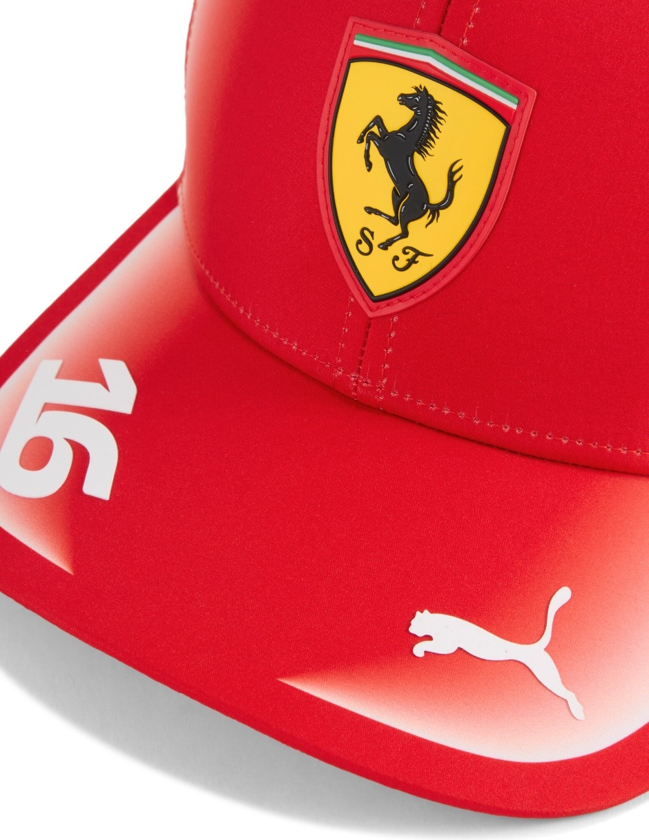 Gorra visera curva broche para entrenamiento  Replica Leclerc LC Cap Ferrari unisex 3