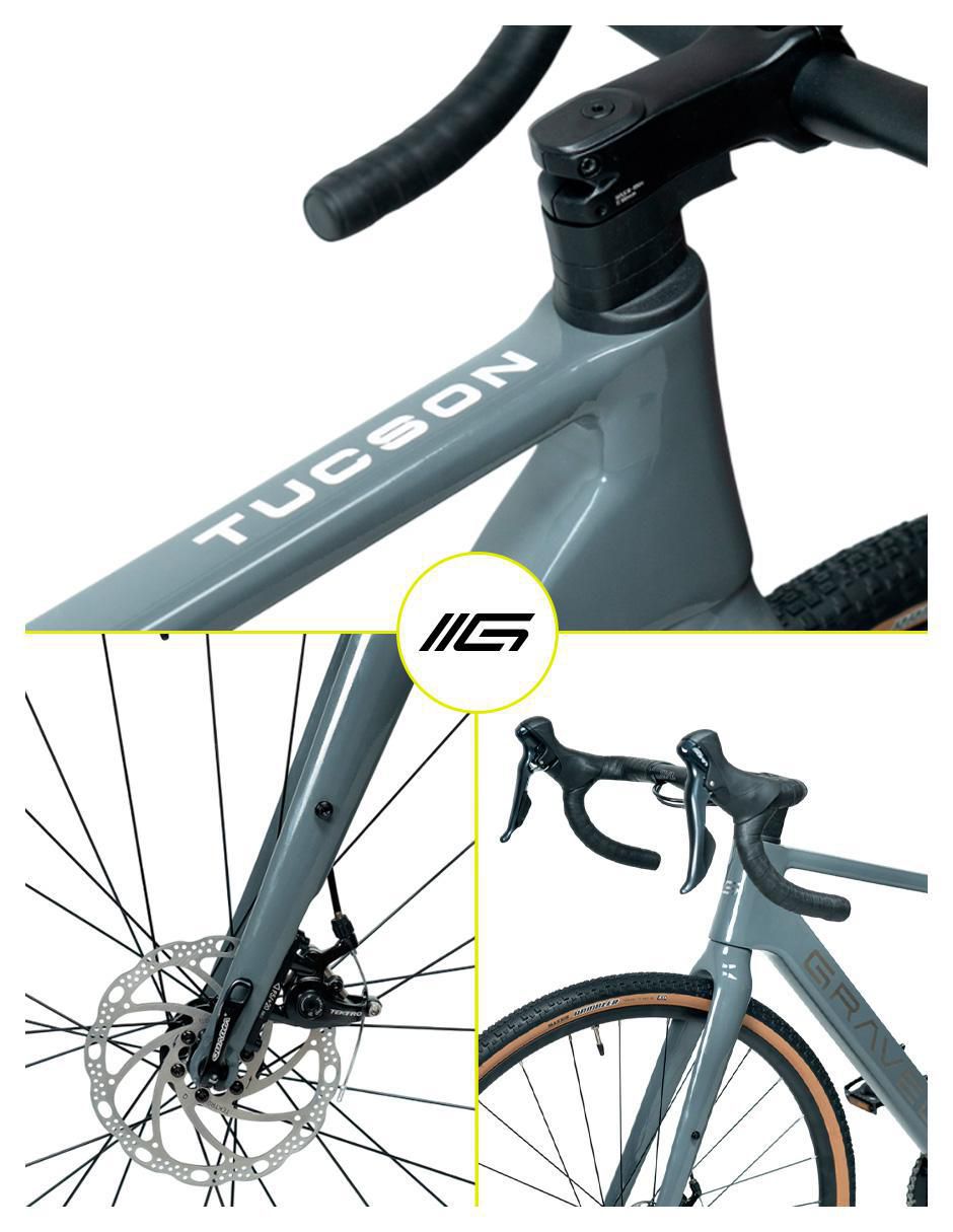 Bicicleta de montaña gravel "rodada" 700 tucson 52" "para" unisex