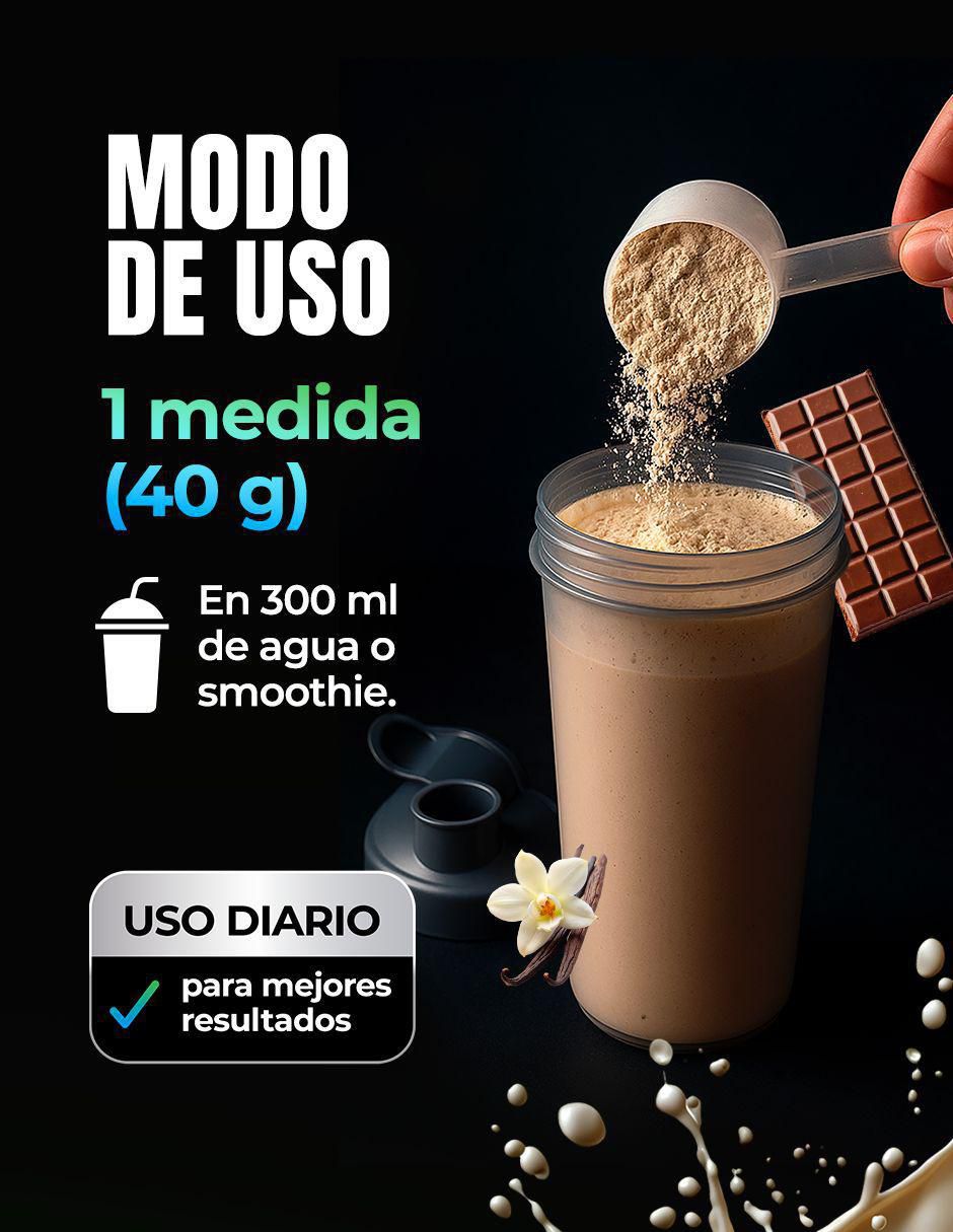 Proteína vegana sabor vainilla de 1.2 kg 6