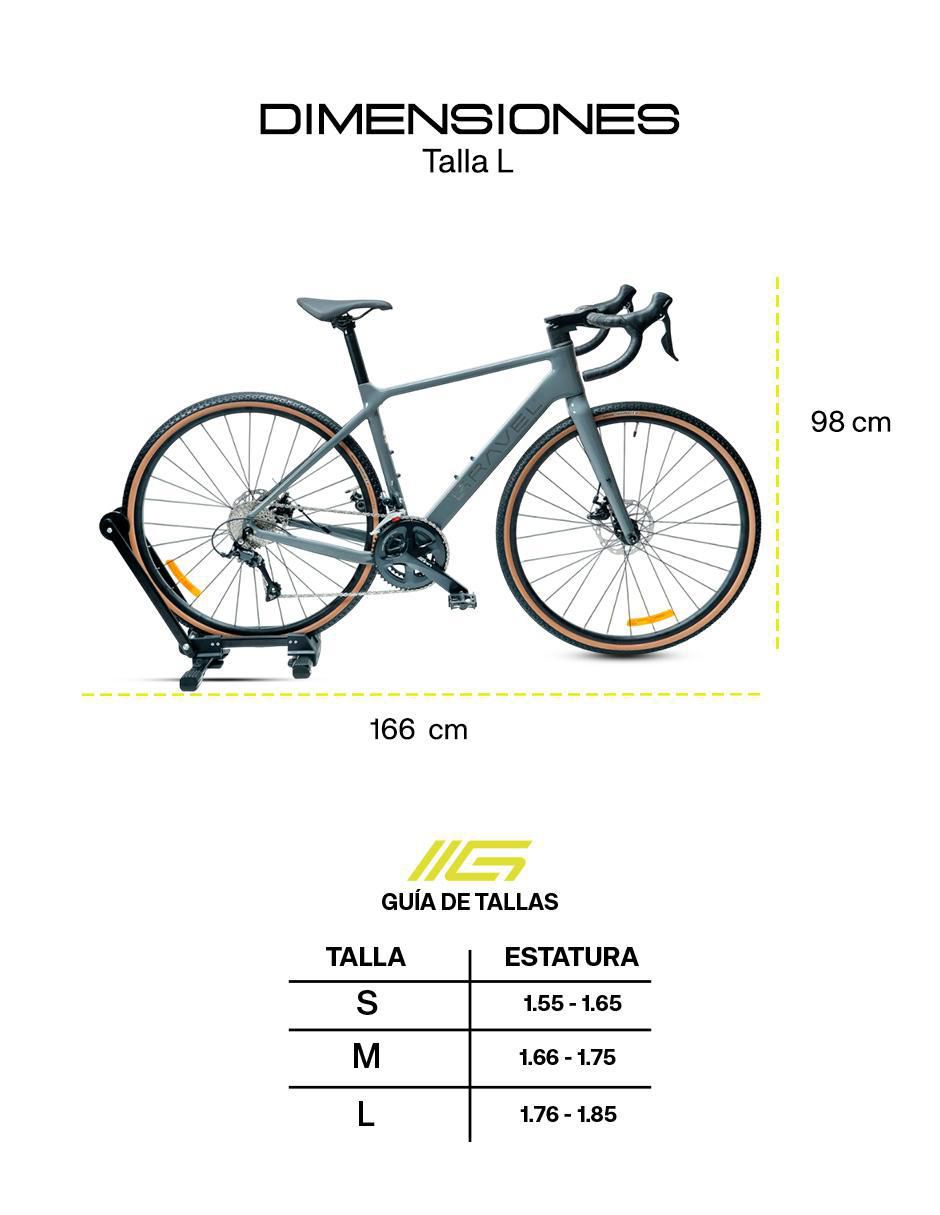 Bicicleta de montaña gravel "rodada" 700 tucson 55" "para" unisex