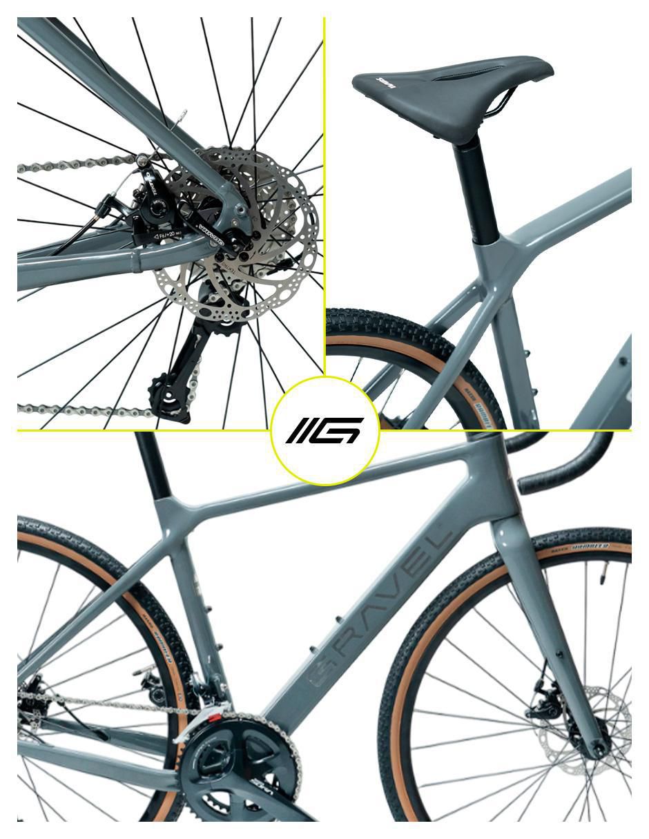 Bicicleta de montaña gravel "rodada" 700 tucson 55" "para" unisex