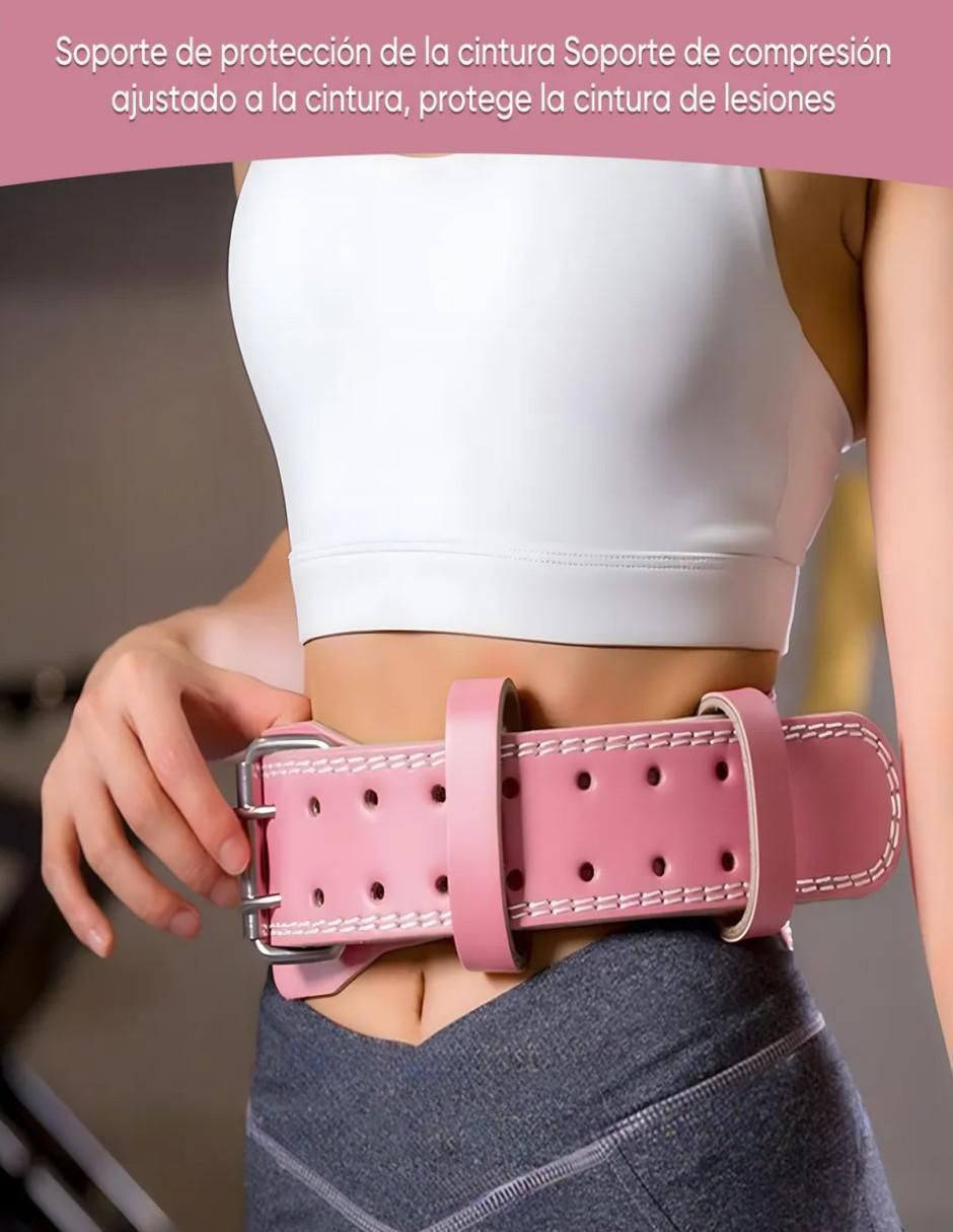 Faja Faja Cinturon Pesas Rosa 6