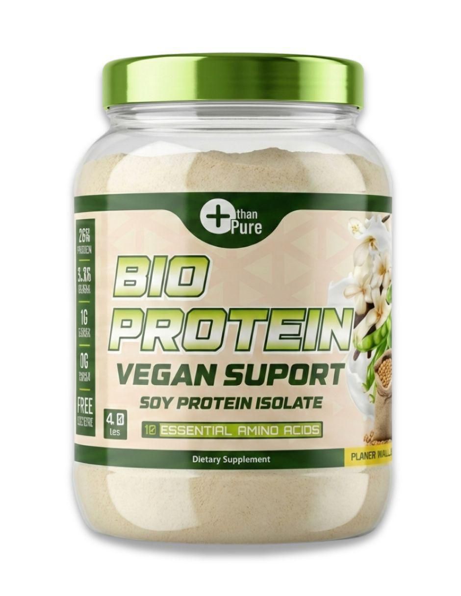 Bio protein vegana con proteína de soya con aminoácidos sabor vainilla de 1.8 kg Bio protein vegana con proteína de soya con aminoácidos sabor vainilla de 1.8 kg