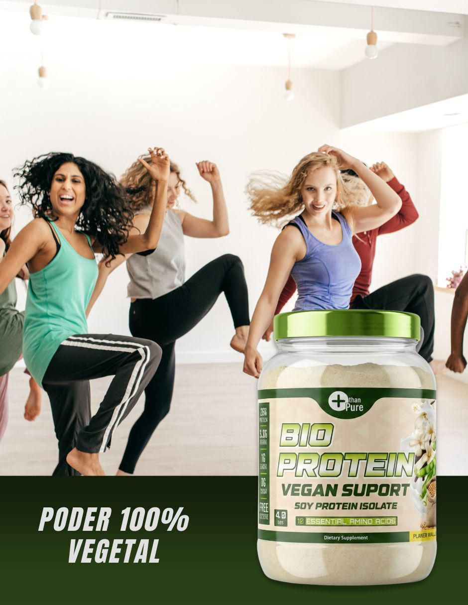 Bio protein vegana con proteína de soya con aminoácidos sabor vainilla de 1.8 kg 5