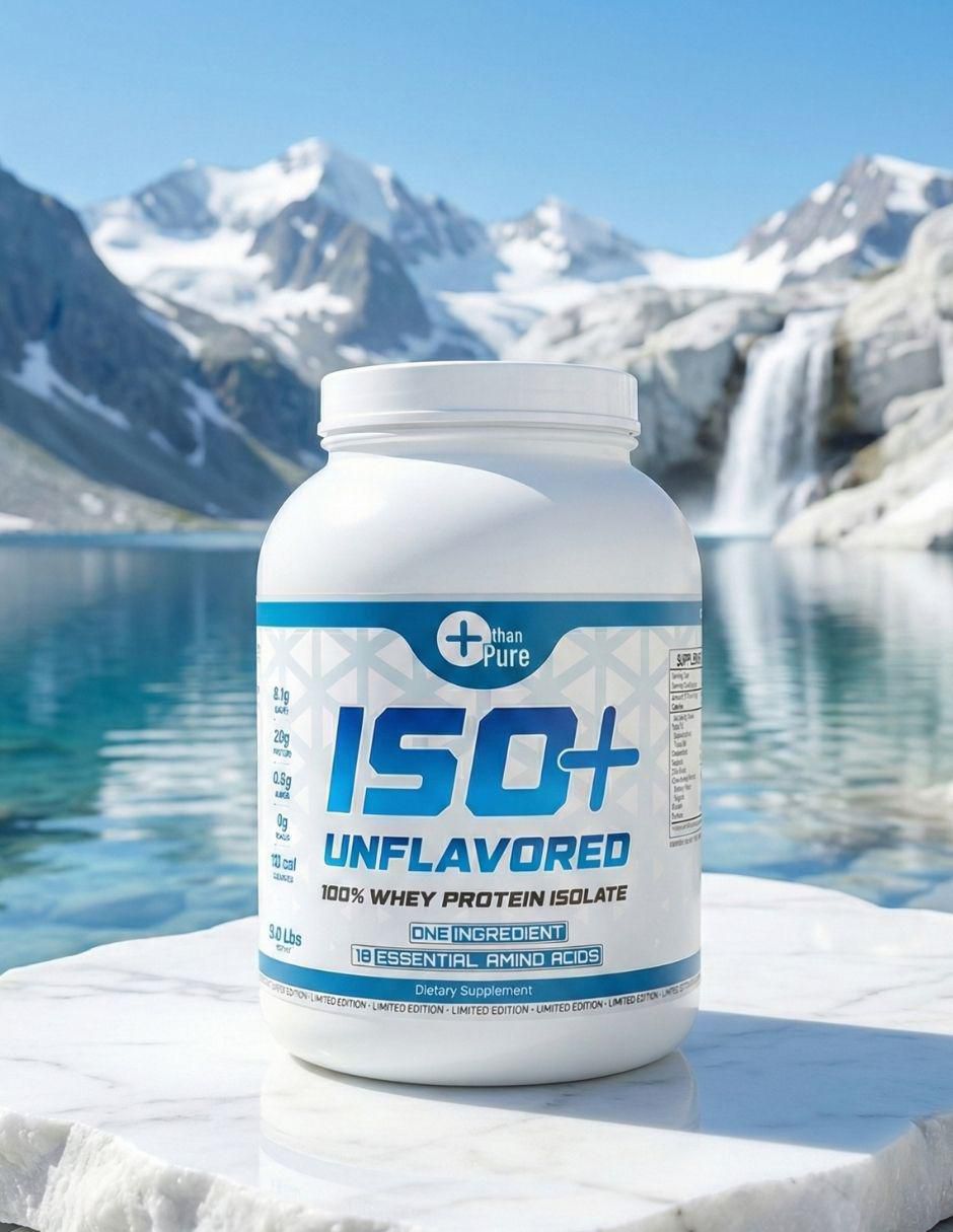 Iso+ Unflavored con proteína de suero de leche aislado de 2.2 kg 2