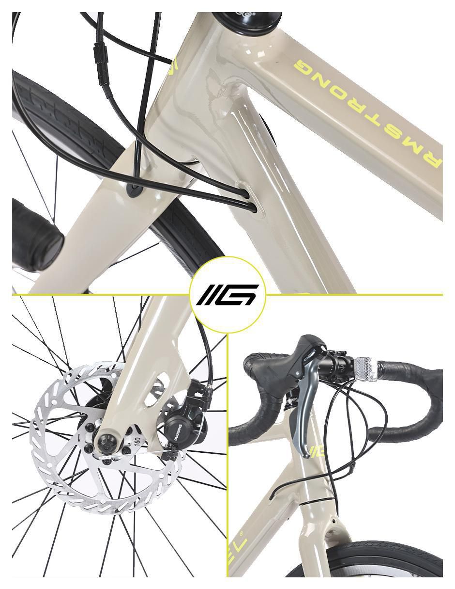 Bicicleta de ruta gravel "rodada" 700 armstrong 54 "para" unisex