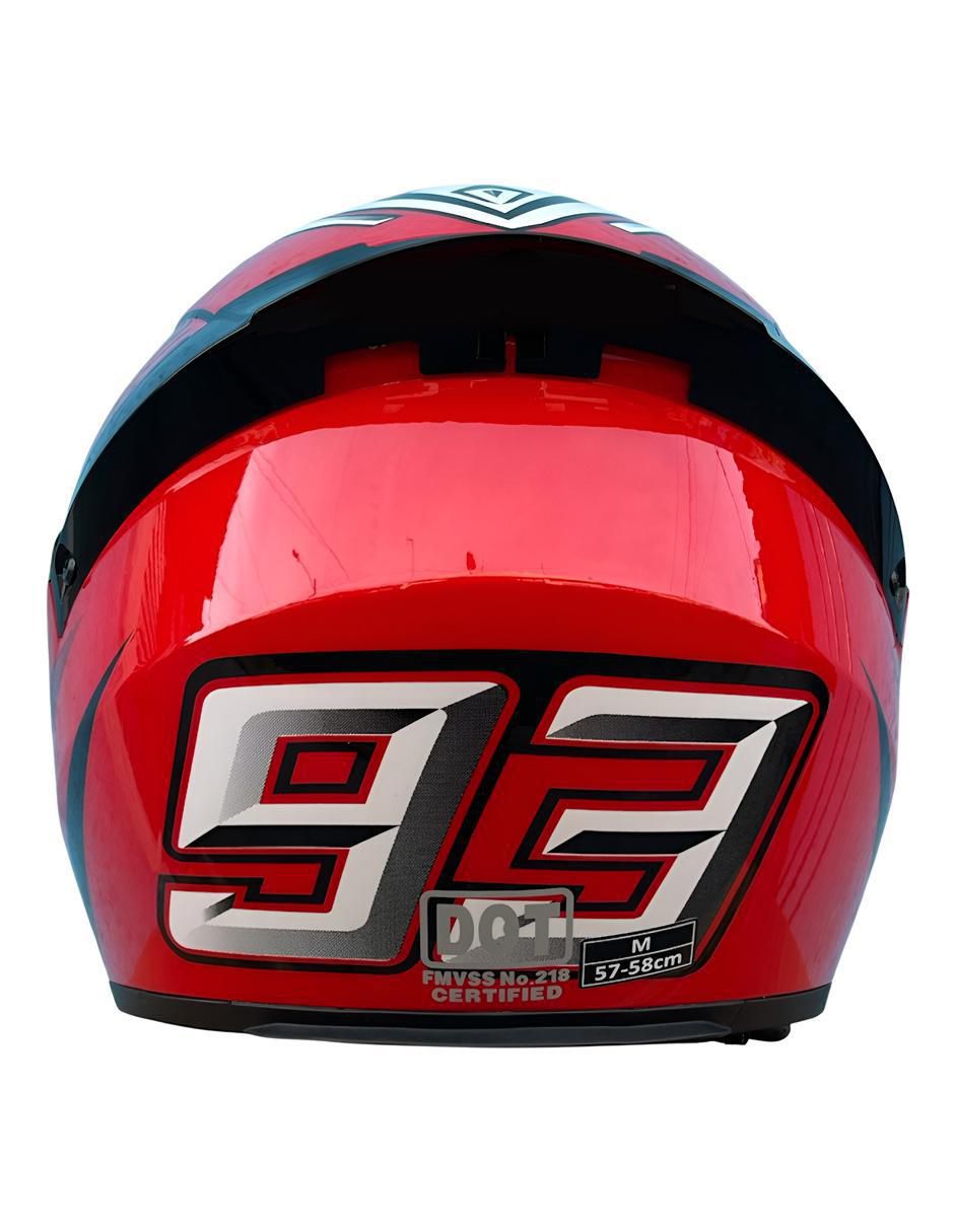 Casco cerrado para motocicleta deportiva unisex 4