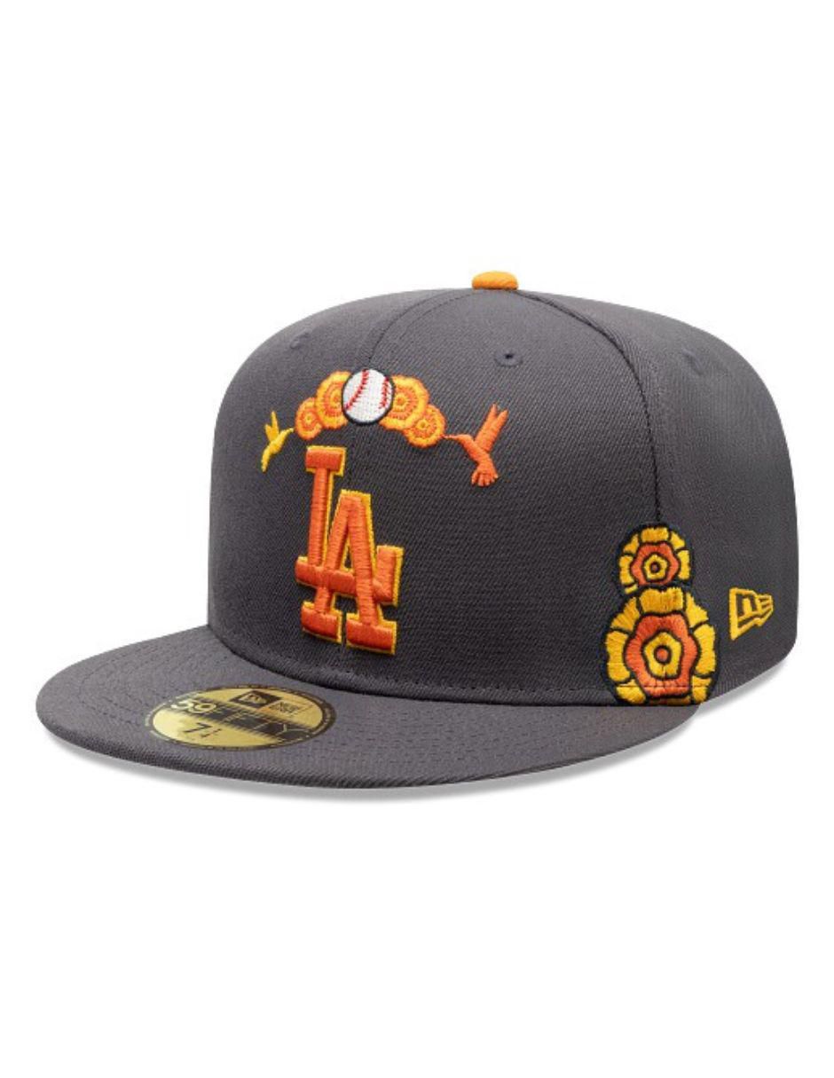 Gorra visera plana cerrada para Béisbol Día de Muertos Los Angeles Dodgers unisex