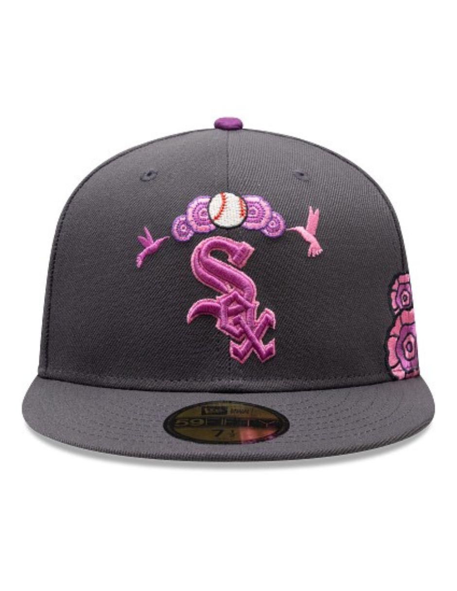Gorra visera plana cerrada para Béisbol Día de Muertos Chicago White Sox unisex 2