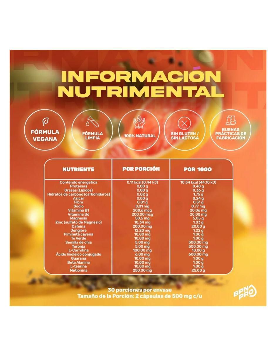 Quemador de Grasa Day Brn con CBD y CBG 60 cáp 2
