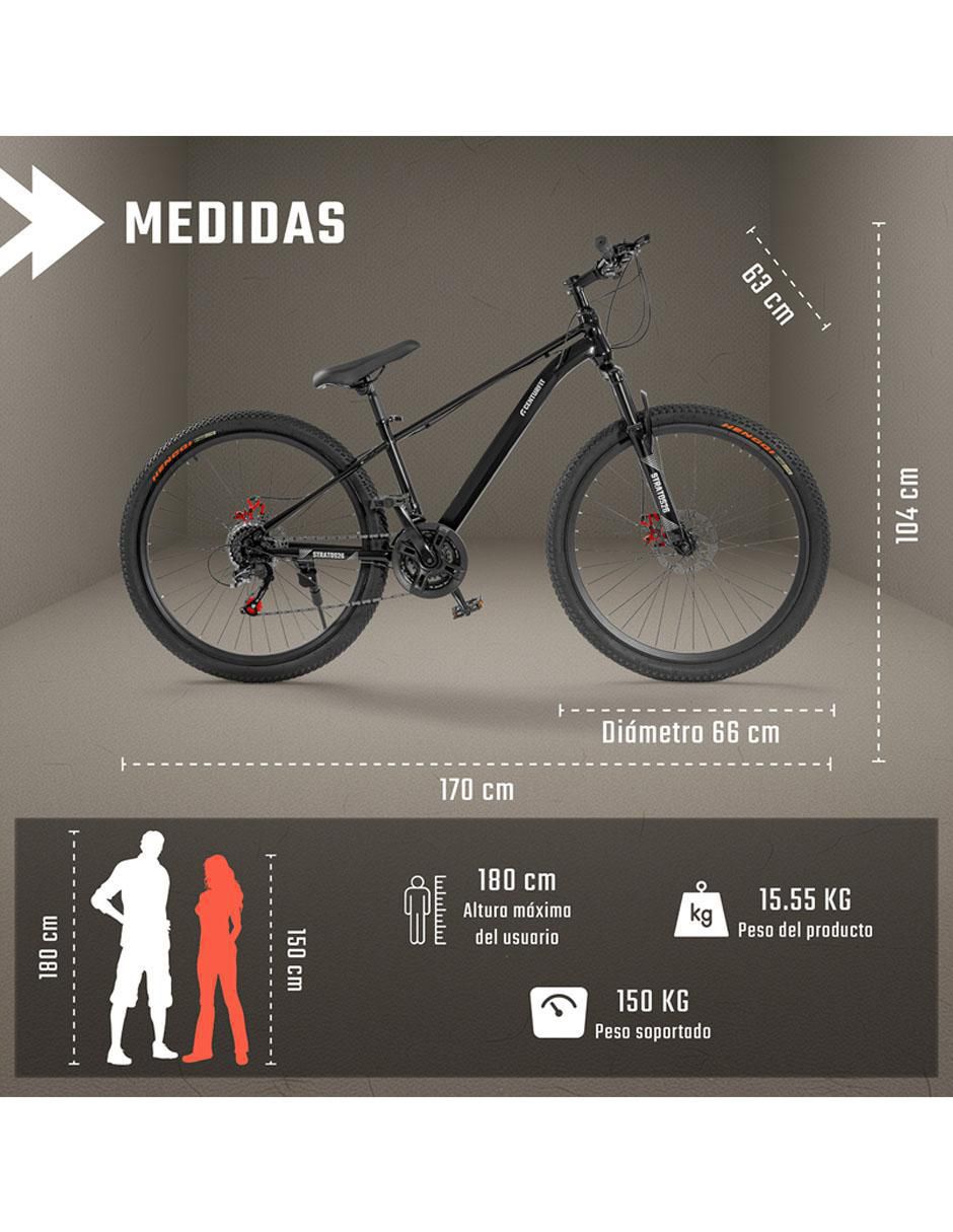 Bicicleta de montaña rodada 26 unisex 8