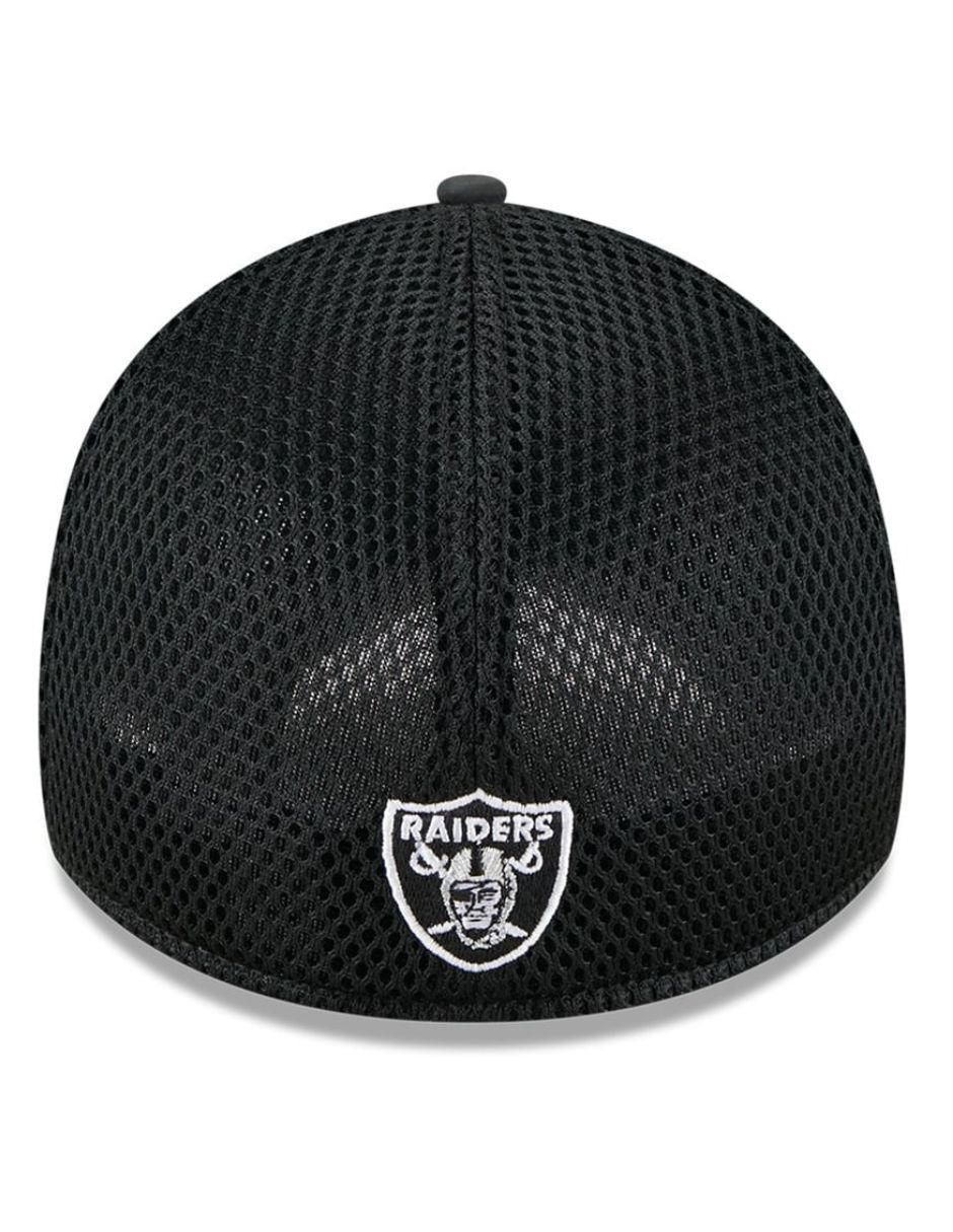 Gorra visera curva cerrada para fútbol americano 3930 Outline raiders Las Vegas Raiders unisex 3