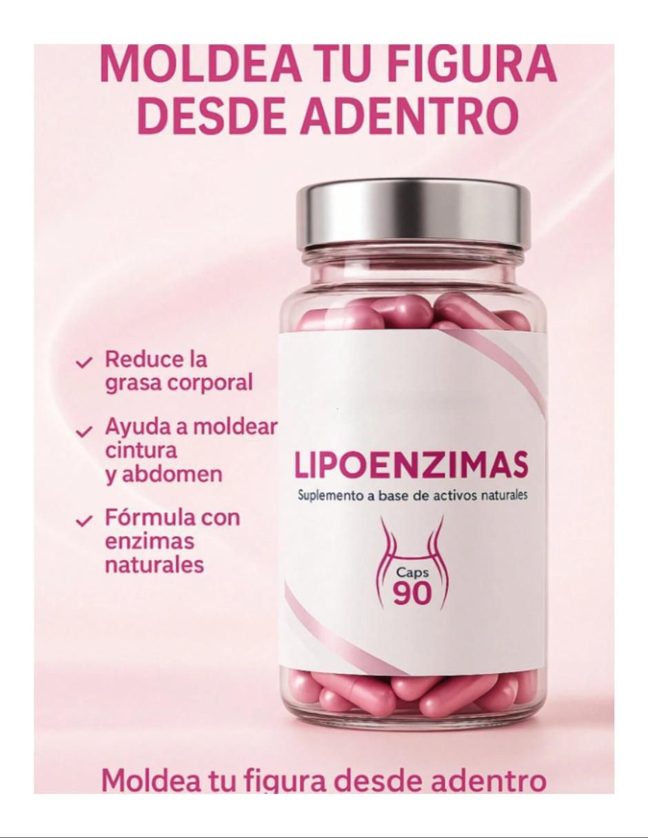 Lipoenzimas con multivitaminico de 90 cápsulas 6